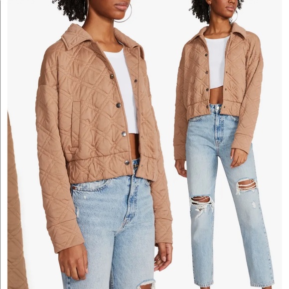 BB Dakota by Steve Madden Jackets & Blazers - BB DAKOTA BY STEVE MADDEN Quilted Knit Jacket